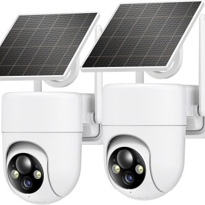 Cámara Solar WiFi 360° 2-Pack