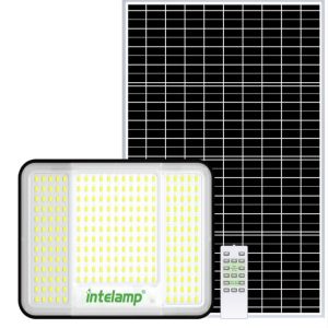 Foco Solar LED 500W con Panel Solar y Control Remoto – 8000 lúmenes